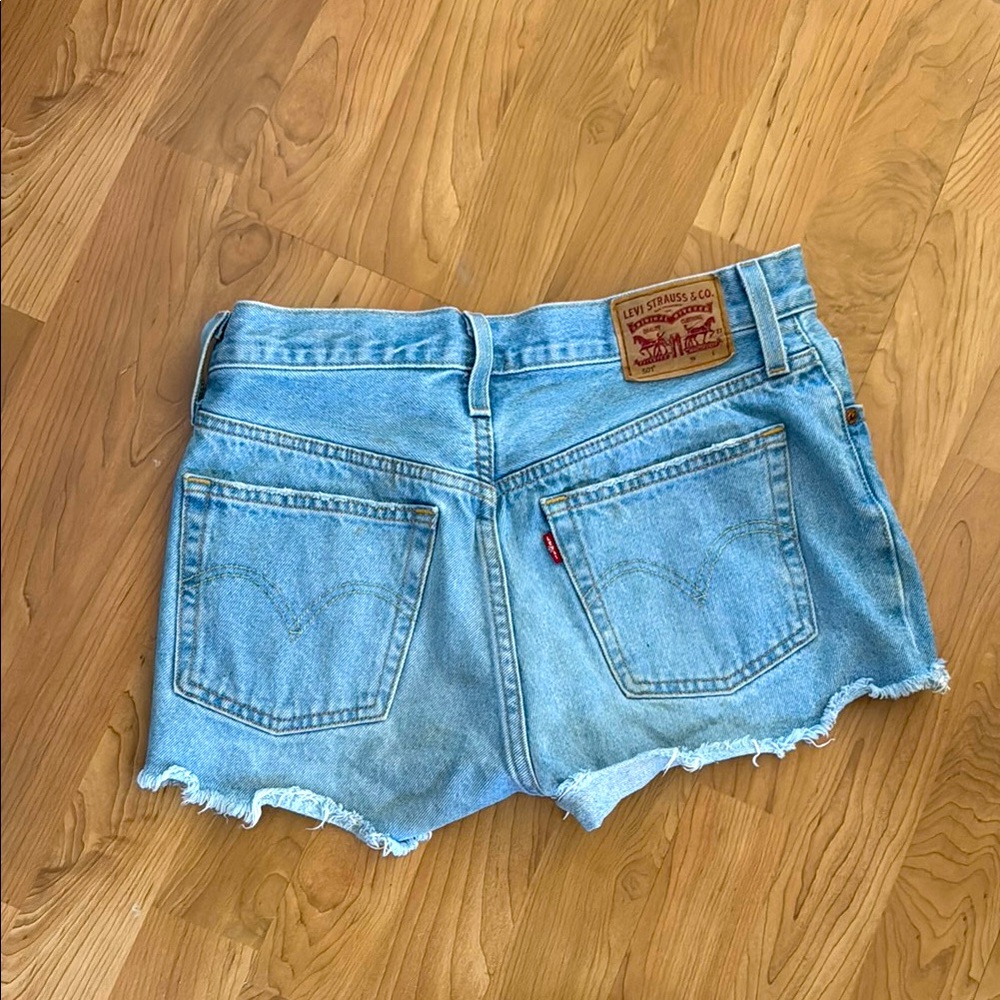 Levi's Women's Light Blue Denim Shorts
